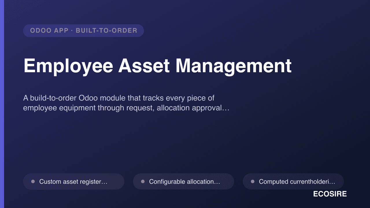 Employee Asset Management