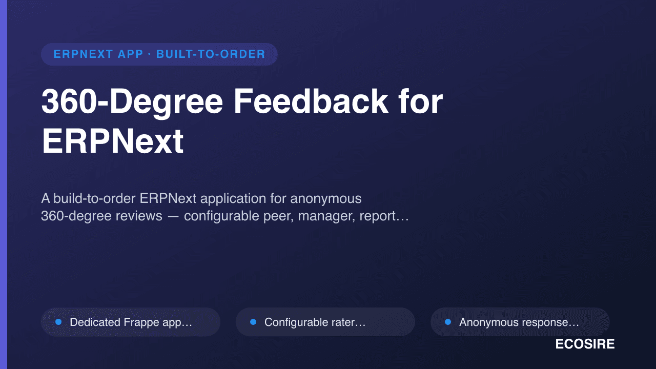 360-Degree Feedback for ERPNext