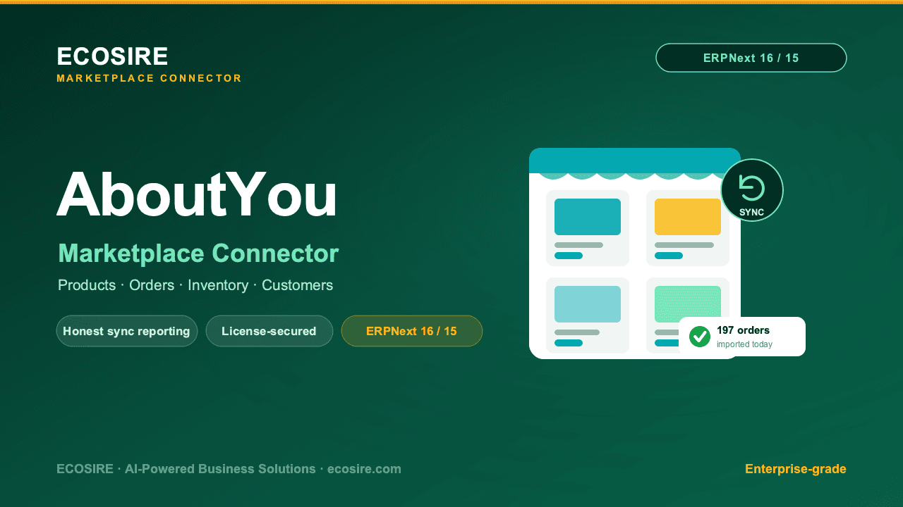 Aboutyou Store Management (ERPNext)