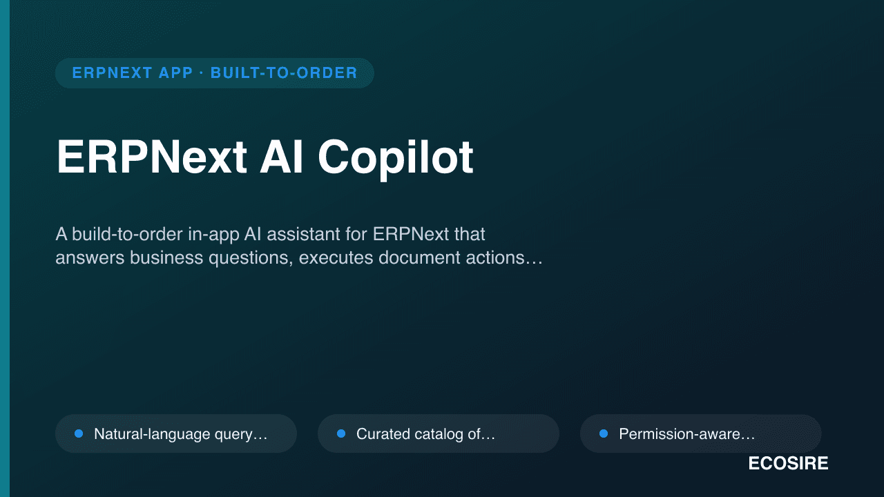 ERPNext AI Copilot