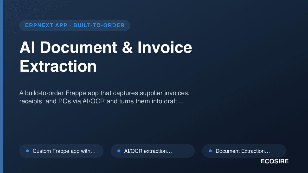 AI Document & Invoice Extraction