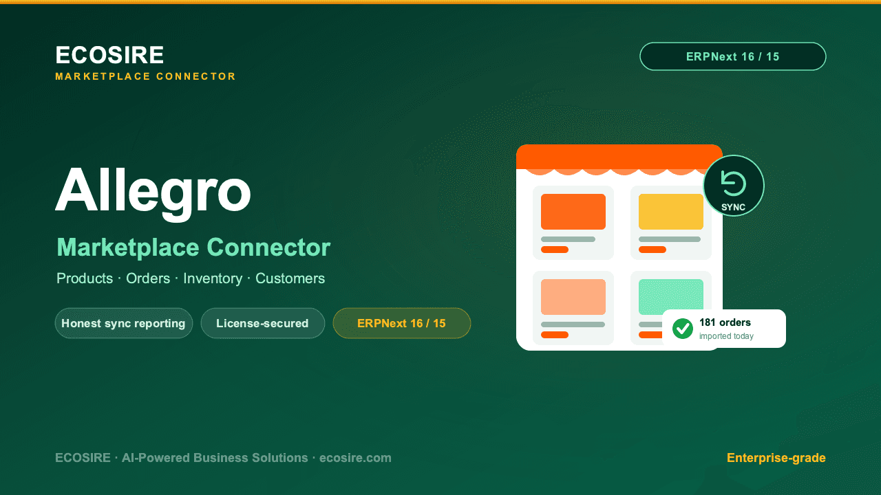 Allegro Store Management (ERPNext)
