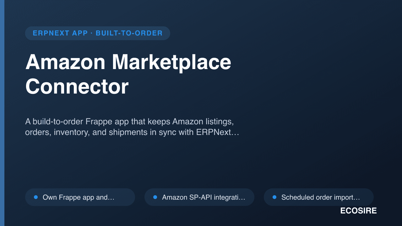 Amazon Marketplace Connector