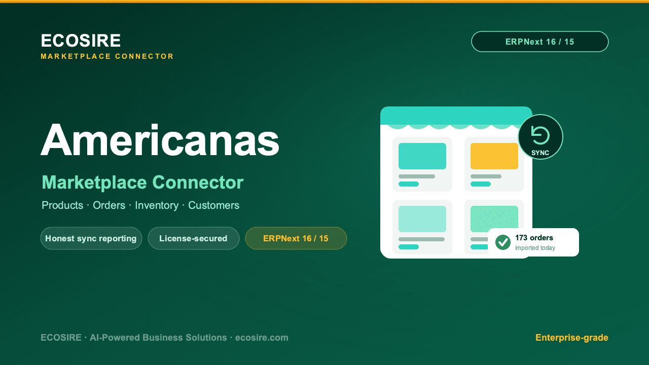 Americanas Store Management (ERPNext)