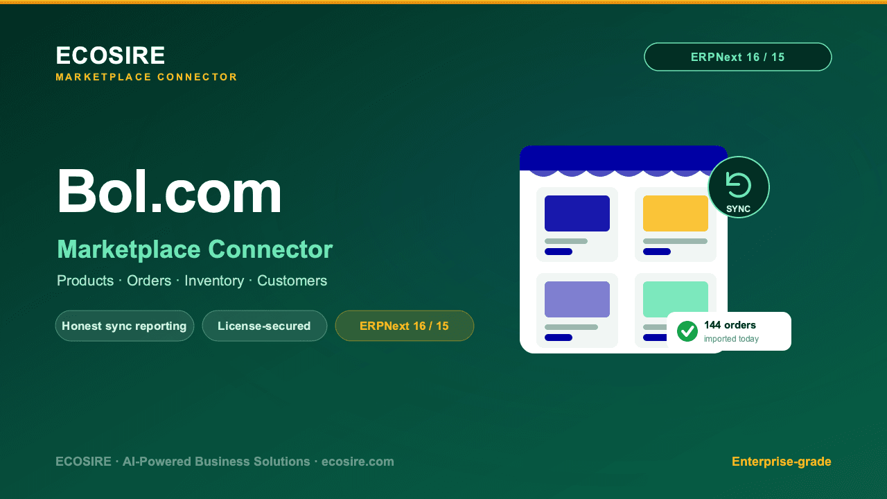 Bolcom Store Management (ERPNext)