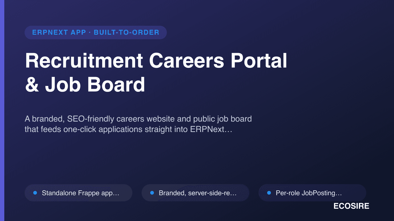 Recruitment Careers Portal & Job Board