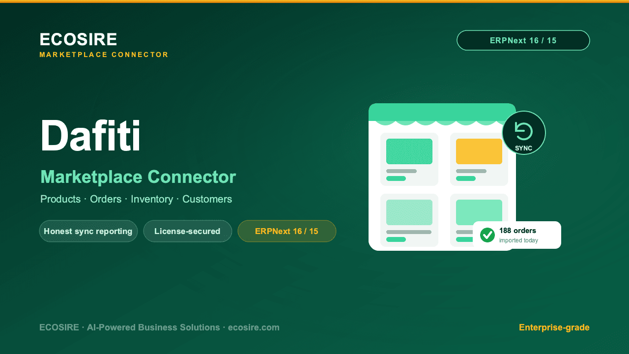 Dafiti Store Management (ERPNext)