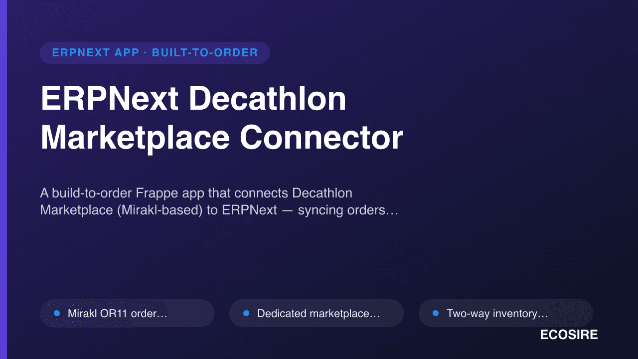 ERPNext Decathlon Marketplace Connector