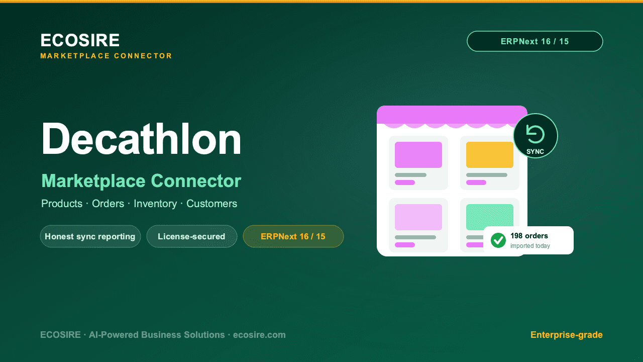 Decathlon Store Management (ERPNext)
