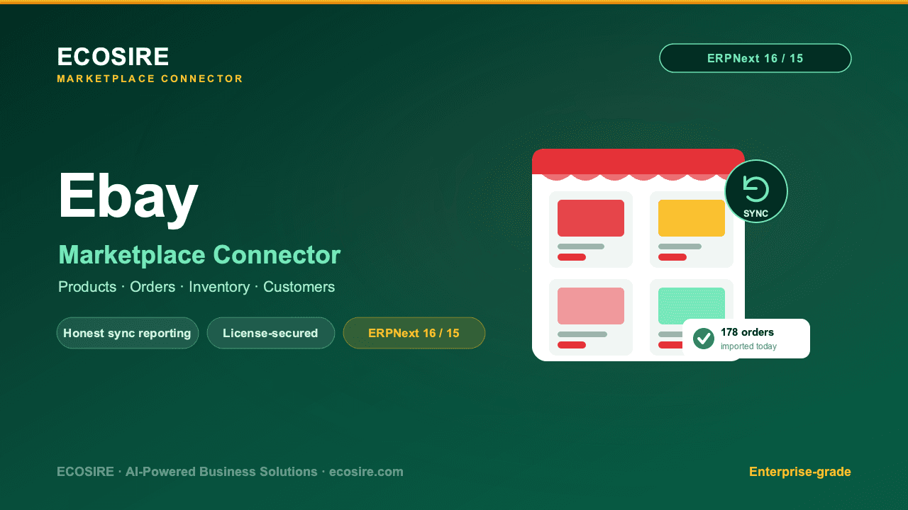 eBay Store Management (ERPNext)