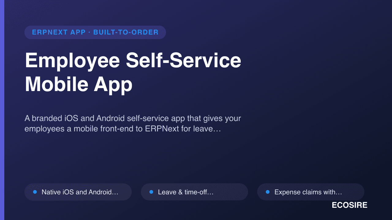 Employee Self-Service Mobile App