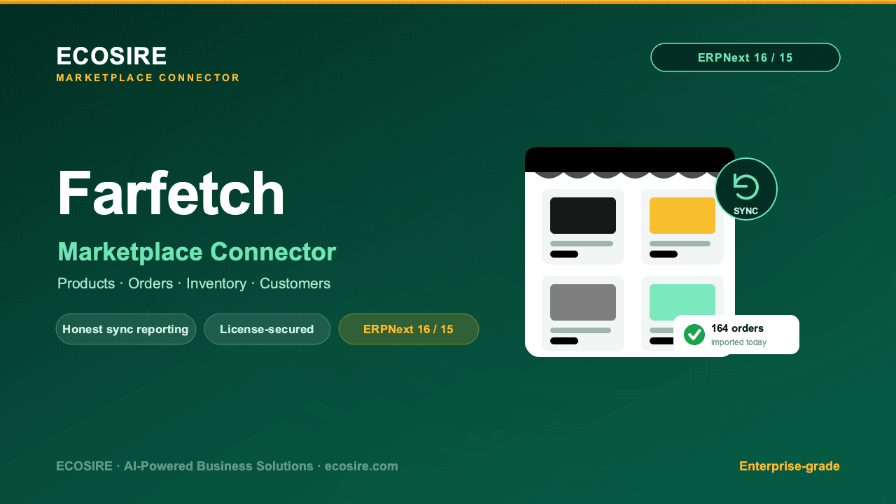 Farfetch Store Management (ERPNext)