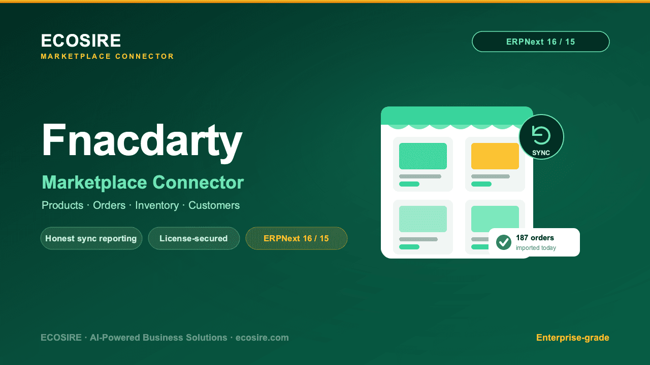 FnacDarty Store Management (ERPNext)