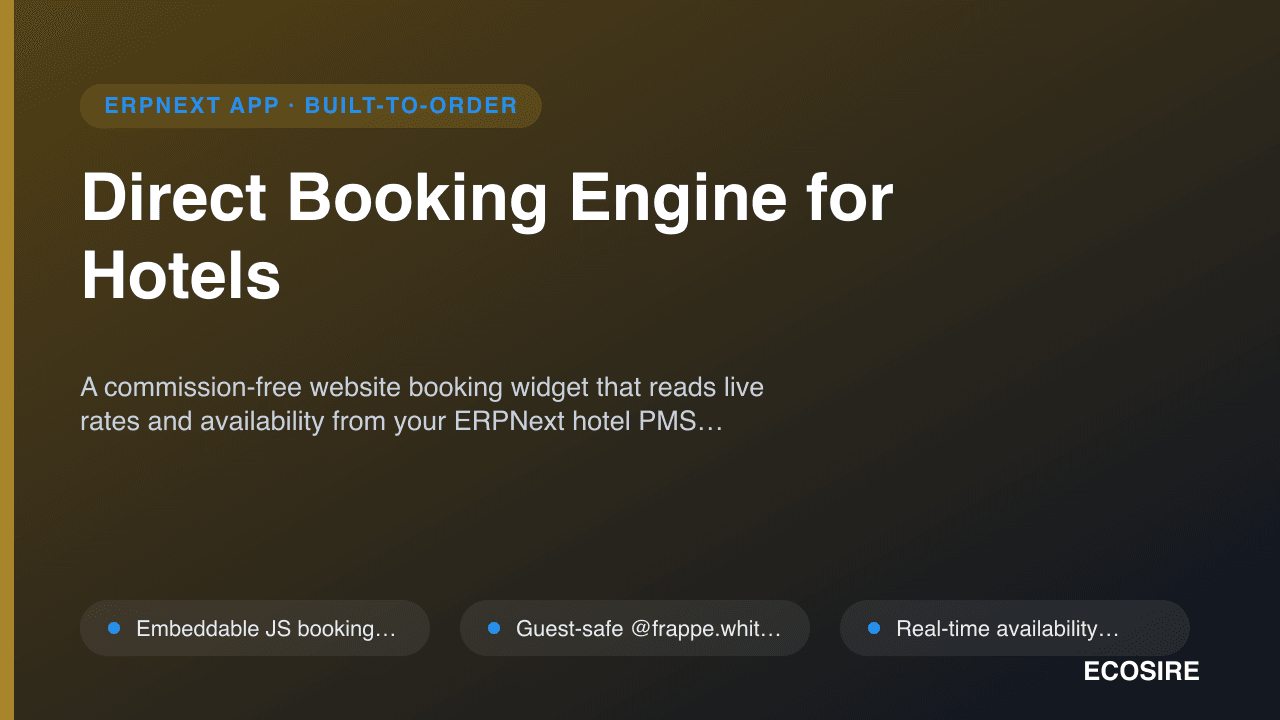 Direct Booking Engine for Hotels