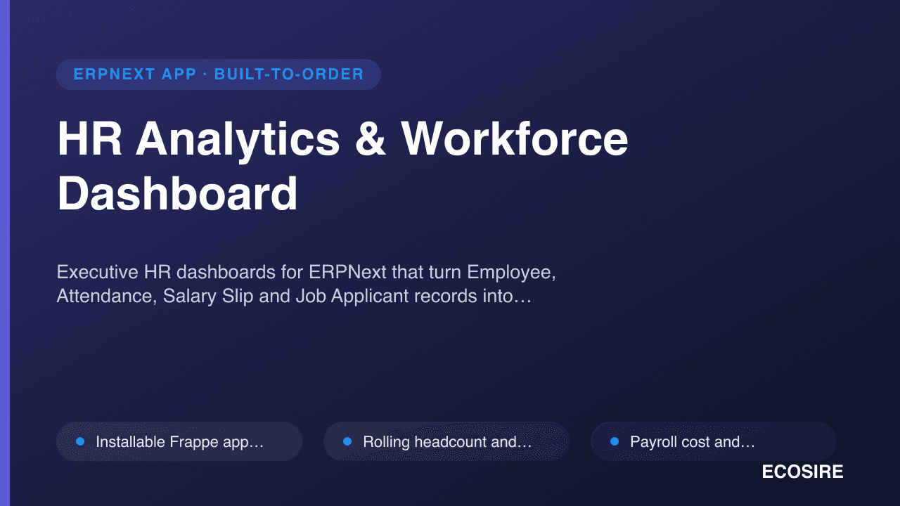 HR Analytics & Workforce Dashboard