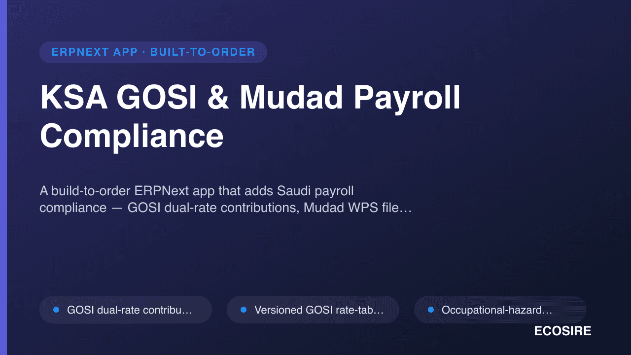 KSA GOSI & Mudad Payroll Compliance