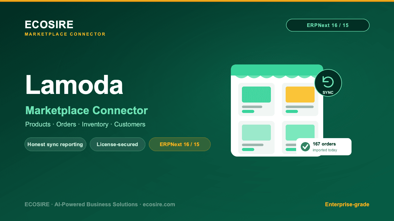 Lamoda Store Management (ERPNext)