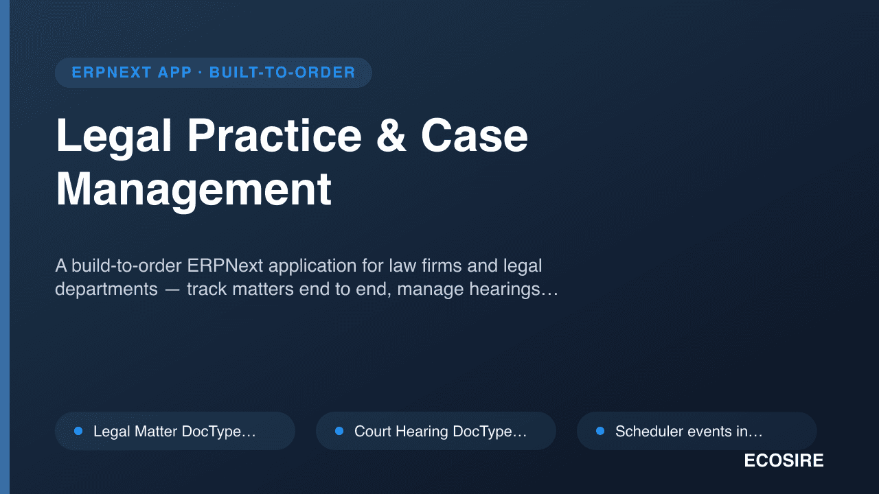 Legal Practice & Case Management