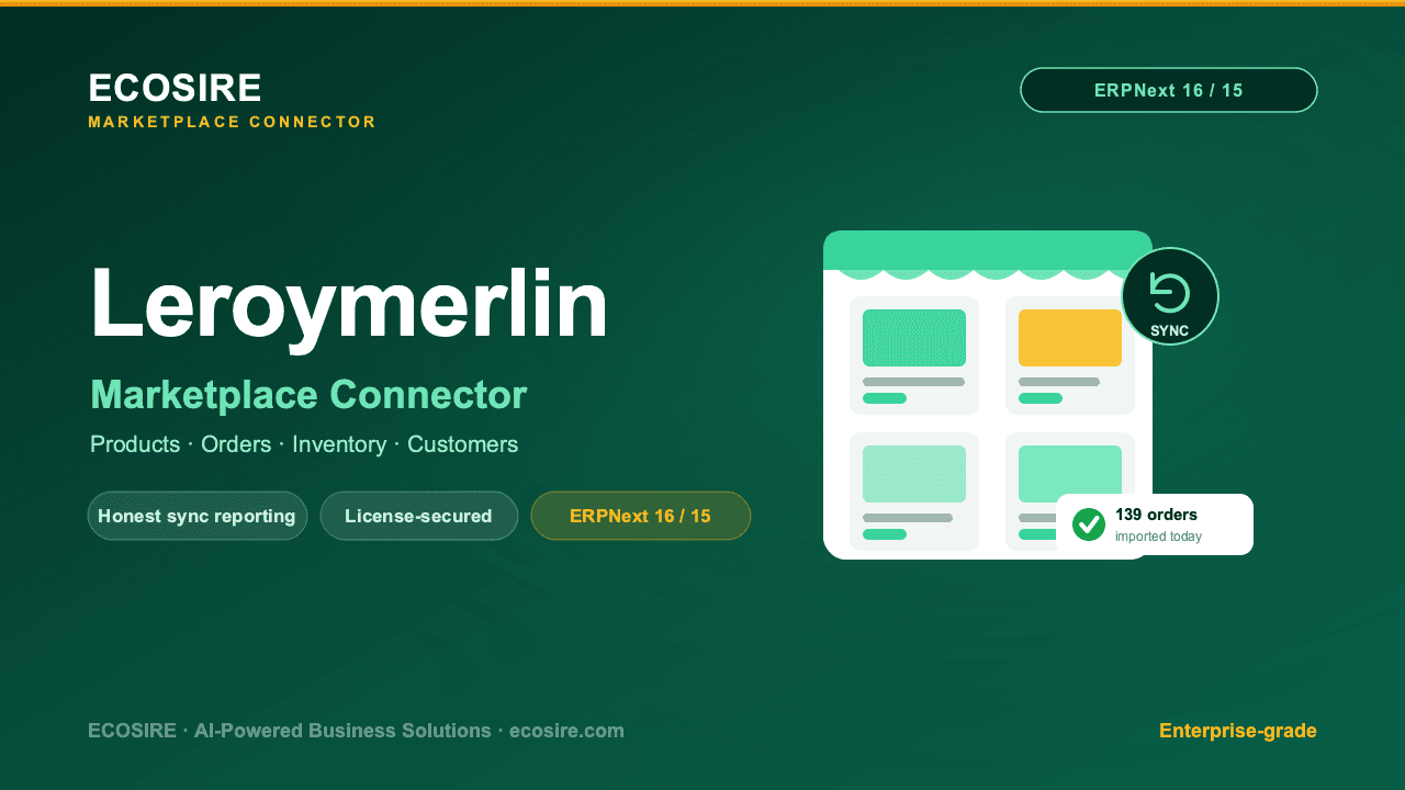 LeroyMerlin Store Management (ERPNext)