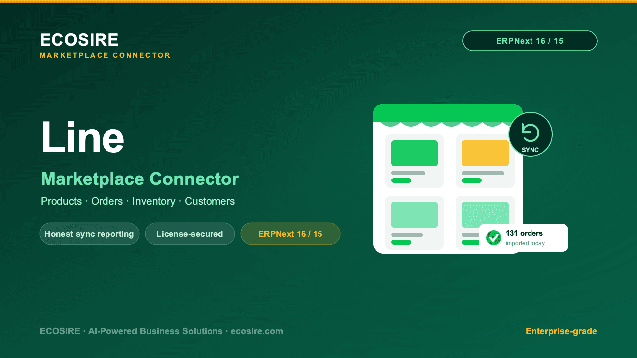 Line Store Management (ERPNext)