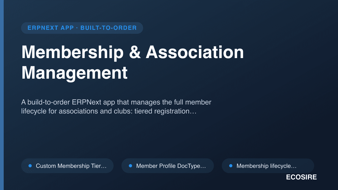 Membership & Association Management