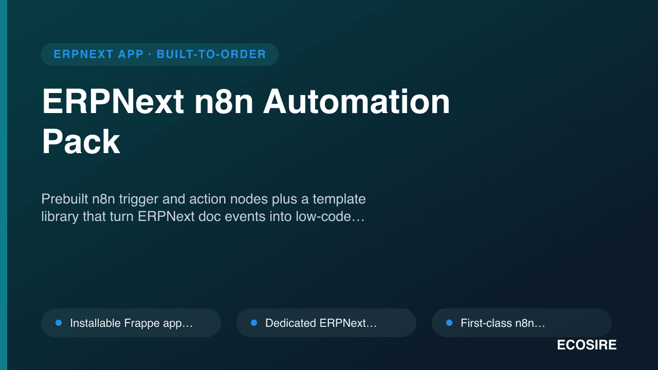ERPNext n8n Automation Pack