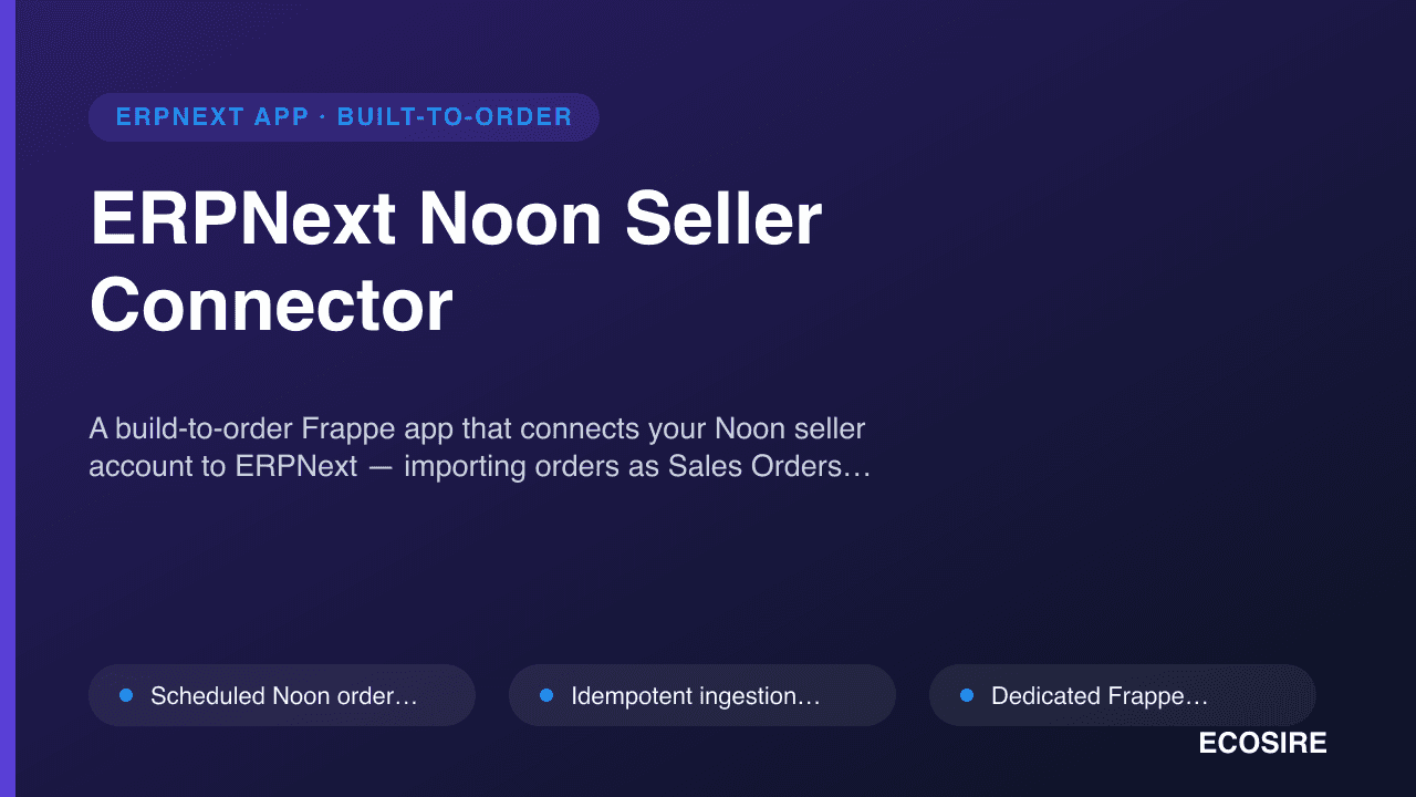 ERPNext Noon Seller Connector