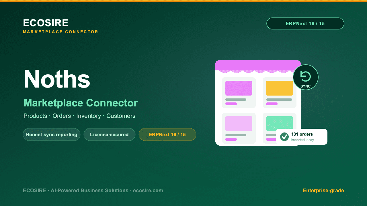 Noths Store Management (ERPNext)