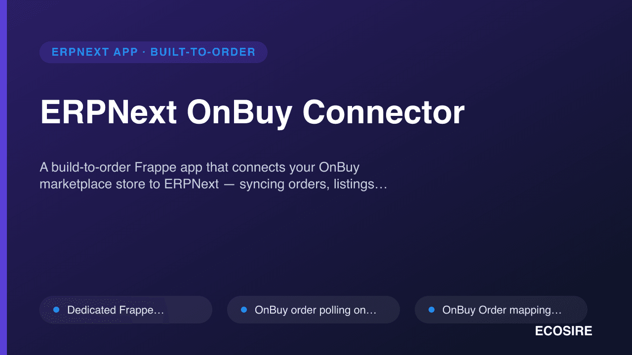 ERPNext OnBuy Connector