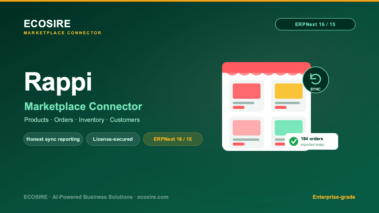Rappi Store Management (ERPNext)