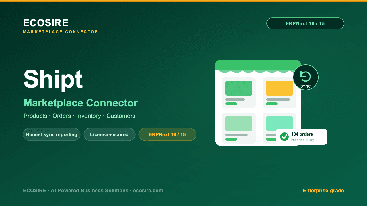 Shipt Store Management (ERPNext)