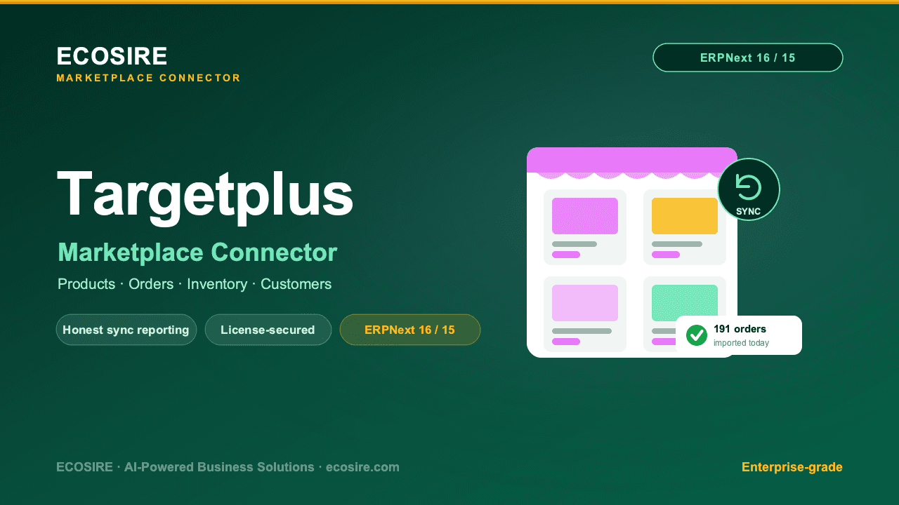 TargetPlus Store Management (ERPNext)