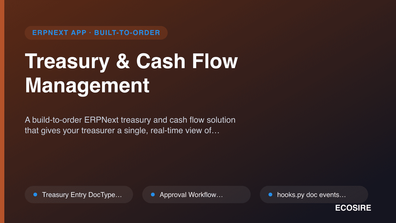 Treasury & Cash Flow Management