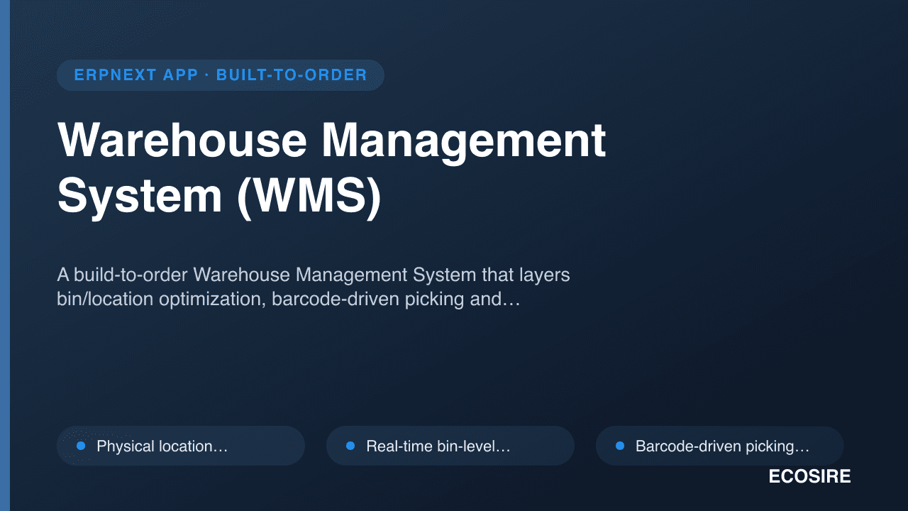 Warehouse Management System (WMS)