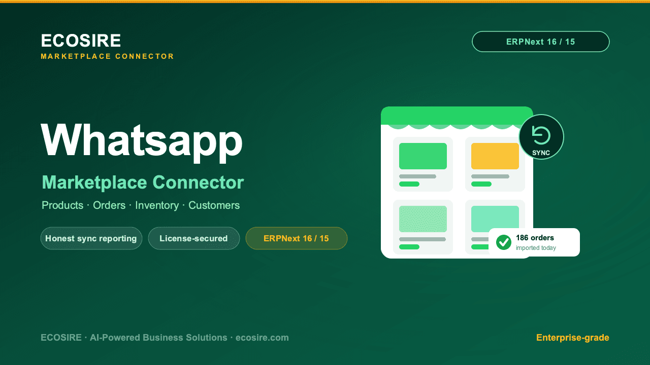 Whatsapp Store Management (ERPNext)