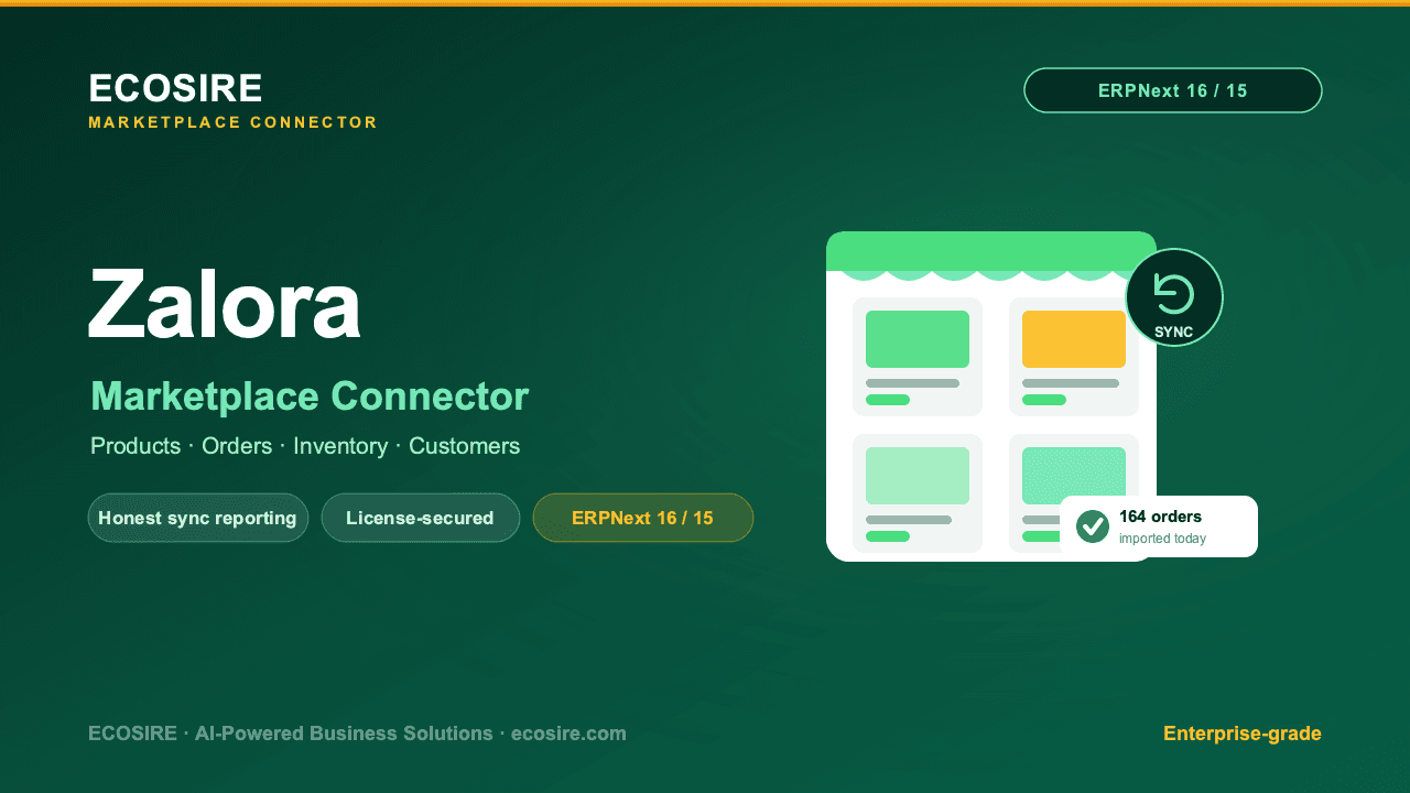 Zalora Store Management (ERPNext)