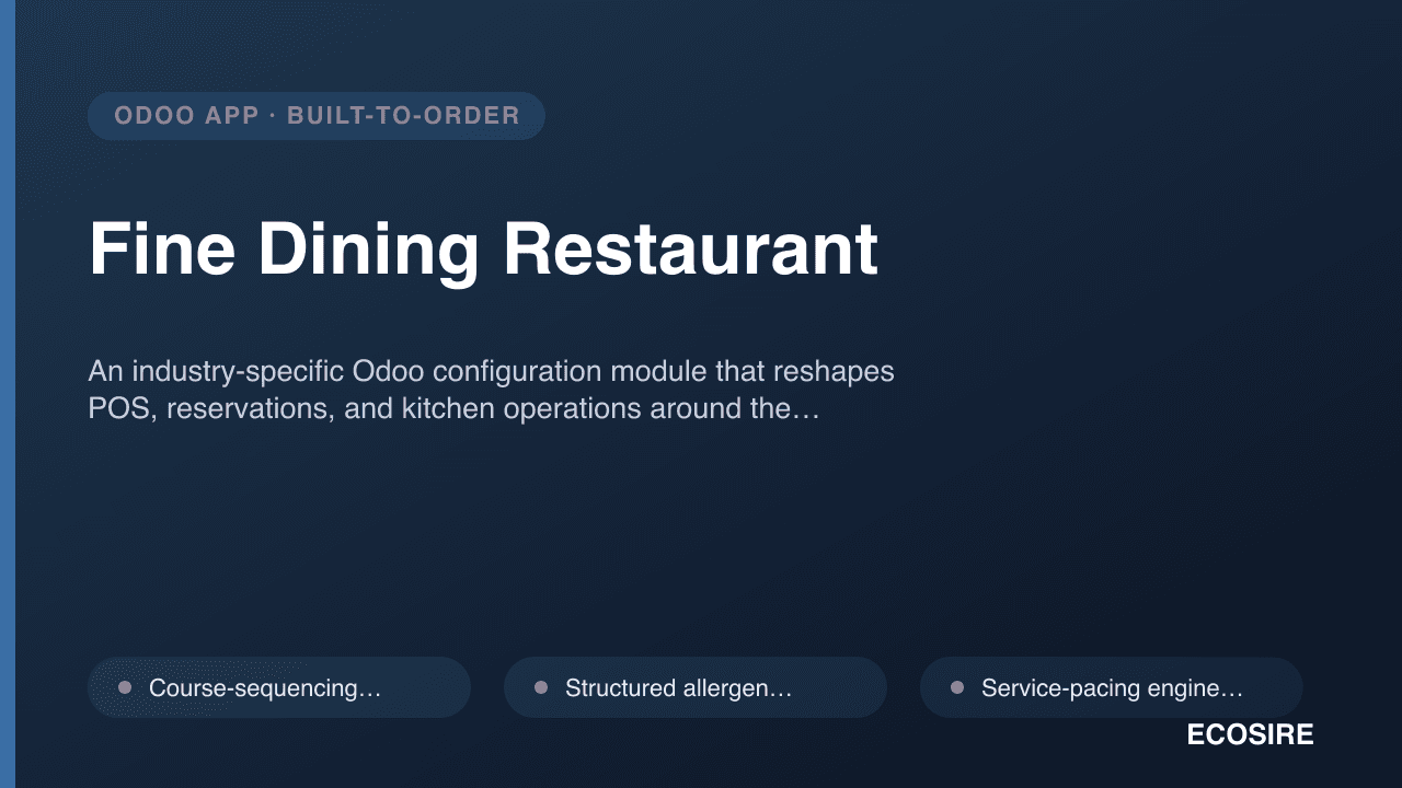 Fine Dining Restaurant