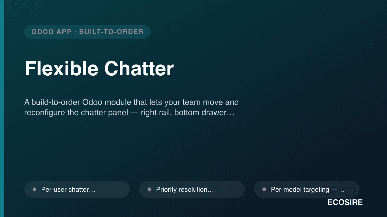 Flexible Chatter