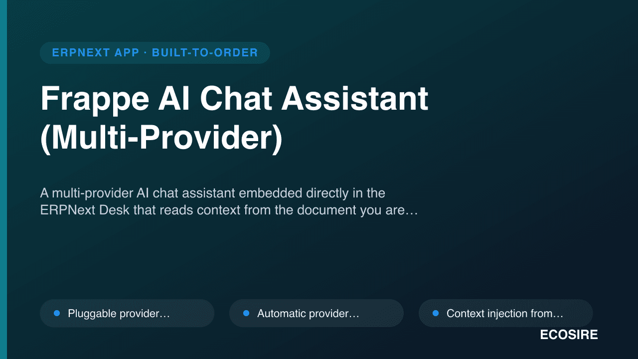 Frappe AI Chat Assistant (Multi-Provider)