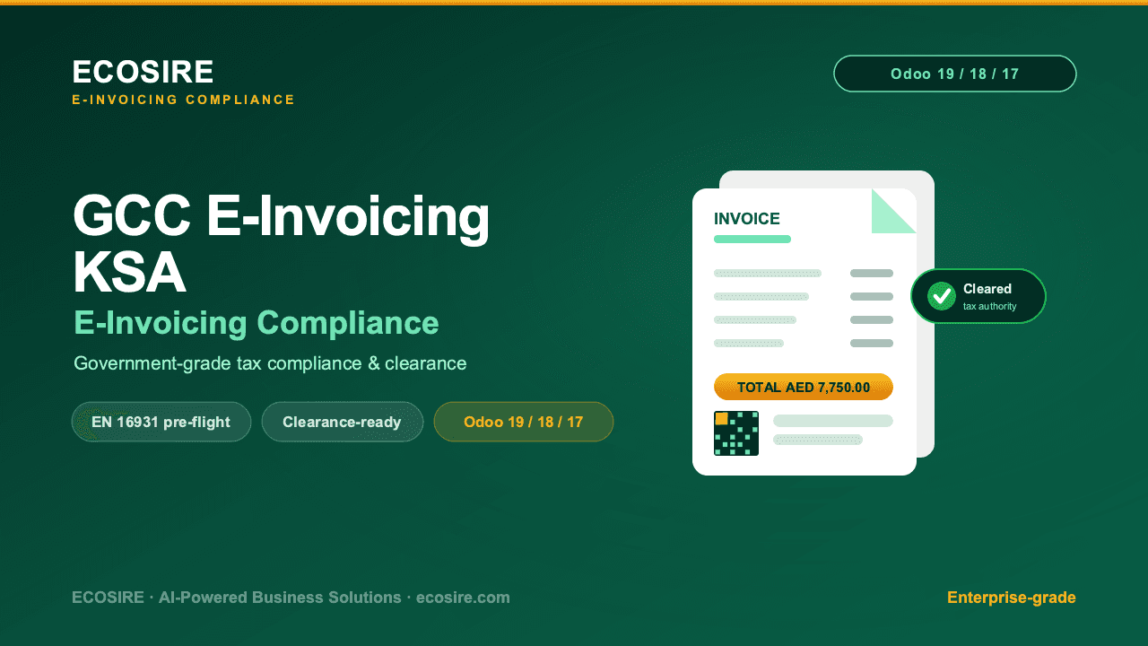 ECOSIRE GCC E-Invoicing | KSA ZATCA Phase 2