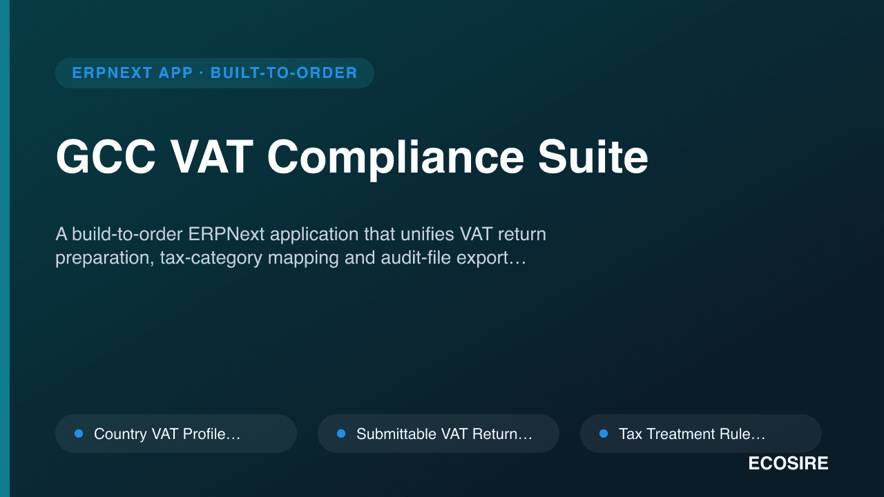 GCC VAT Compliance Suite