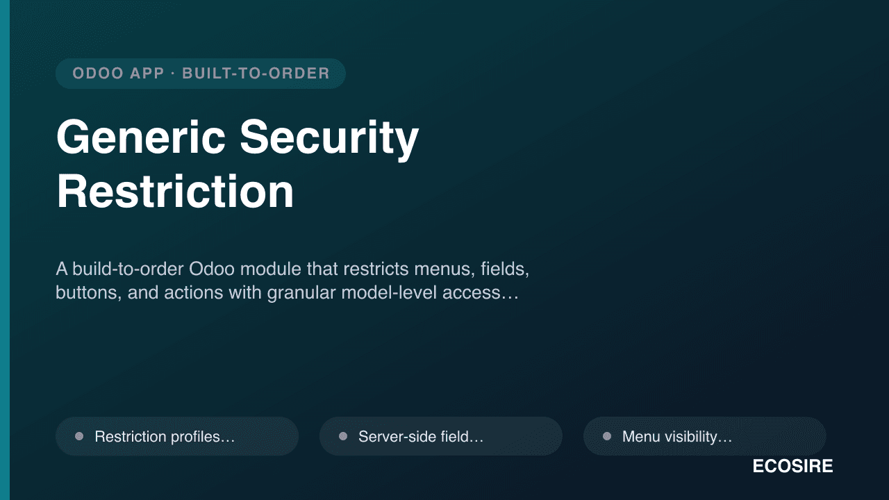 Generic Security Restriction