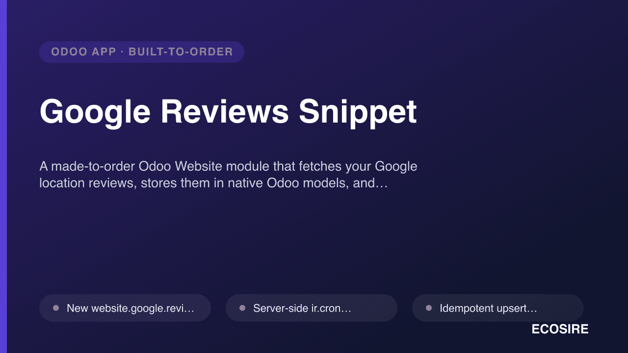 Google Reviews Snippet