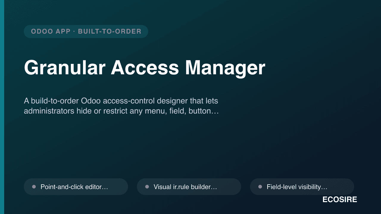 Granular Access Manager