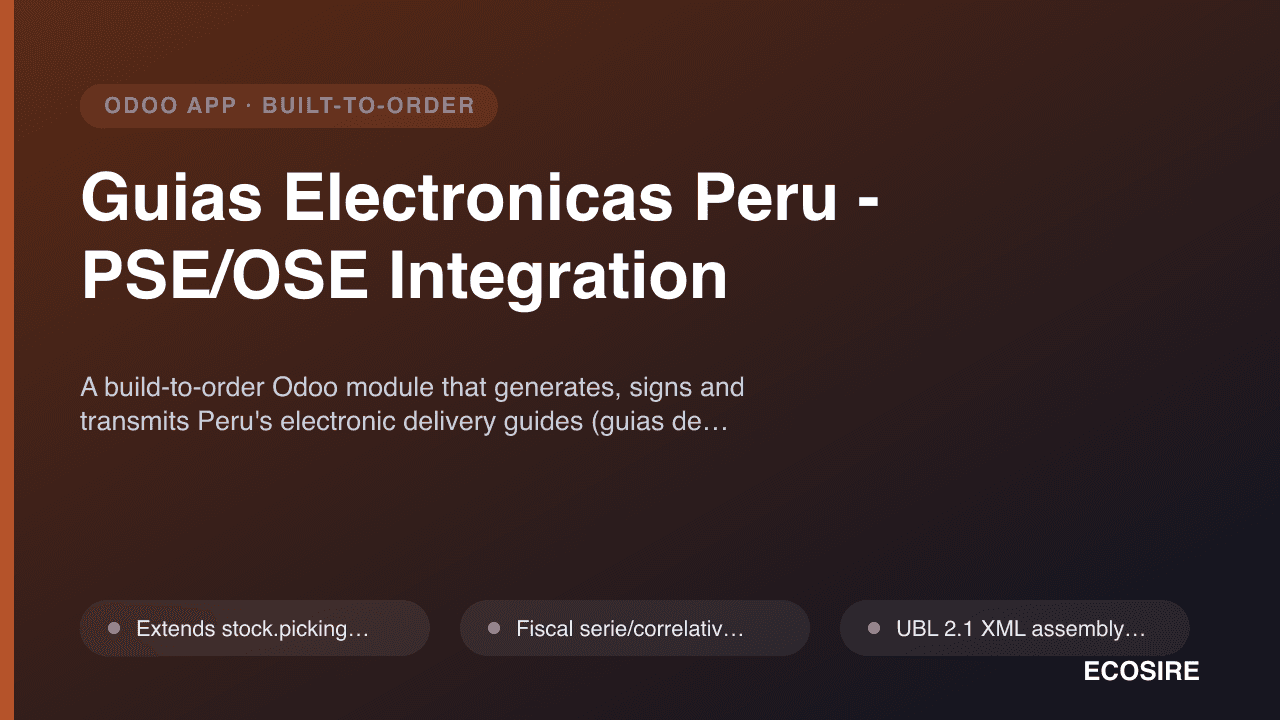 Guias Electronicas Peru - PSE/OSE Integration