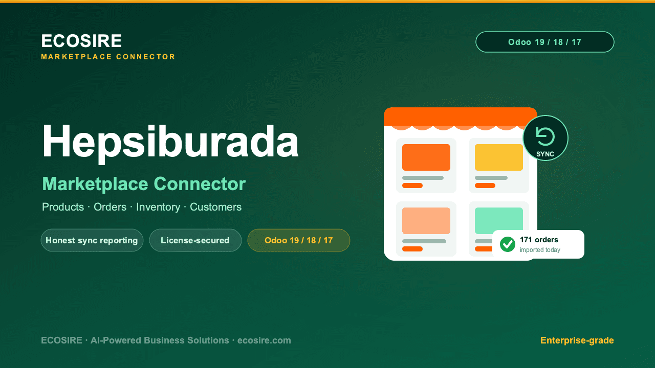 Hepsiburada Store Management — Comprehensive Hepsiburada Store Management for Odoo 19/18/17