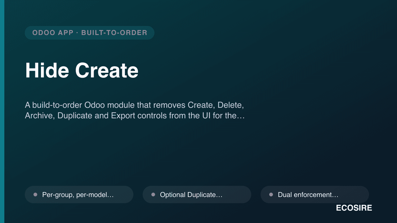 Hide Create