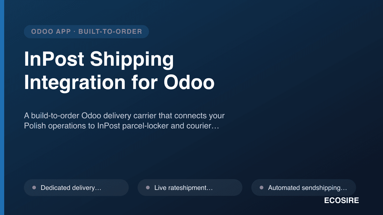 InPost Shipping Integration for Odoo