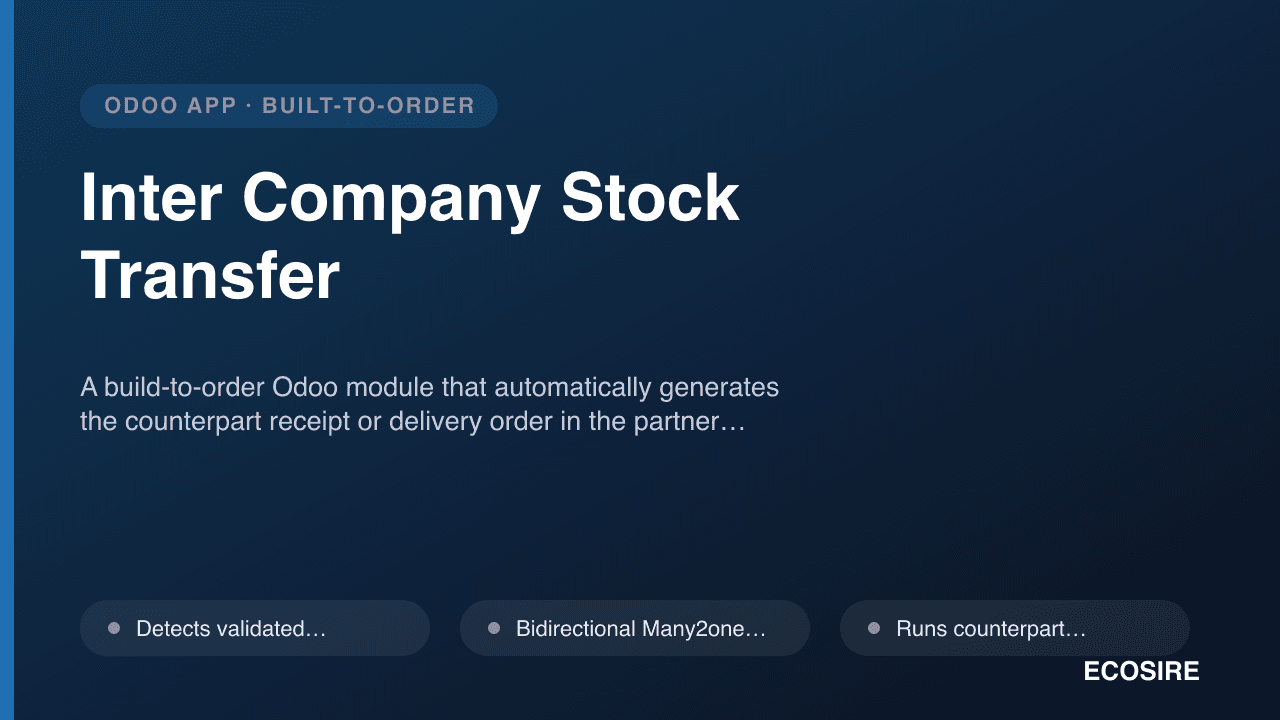 Inter Company Stock Transfer