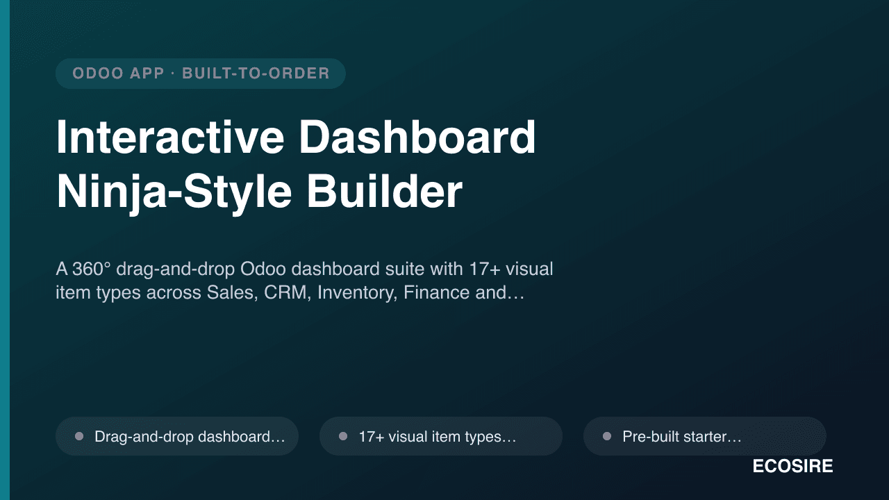 Interactive Dashboard Ninja-Style Builder